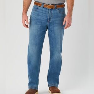 Duluth Ballroom Flex Relaxed Fit Blue Jeans Mens 42x30